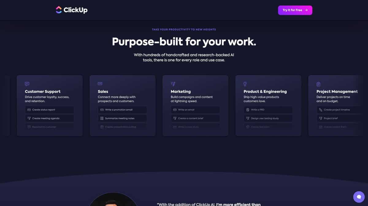 ClickUp AI Tool for Startups and Task Automation